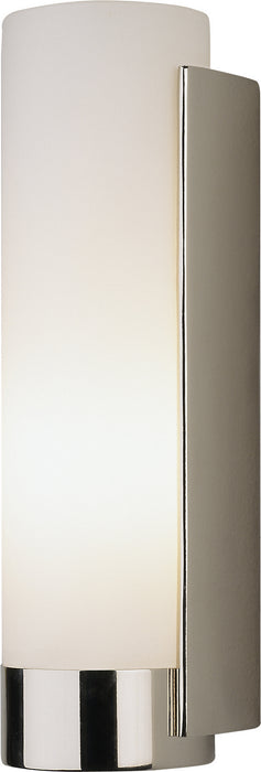 Robert Abbey S1310 One Light Wall Sconce, Polished Nickel