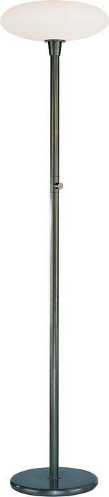 Robert Abbey Z2045 One Light Torchiere, Deep Patina Bronze