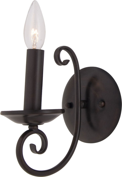 Maxim 70001OI One Light Wall Sconce, Oil Rubbed Bronze