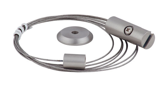 Besa R12-CBL60-SN Adjustable Cable, Satin Nickel