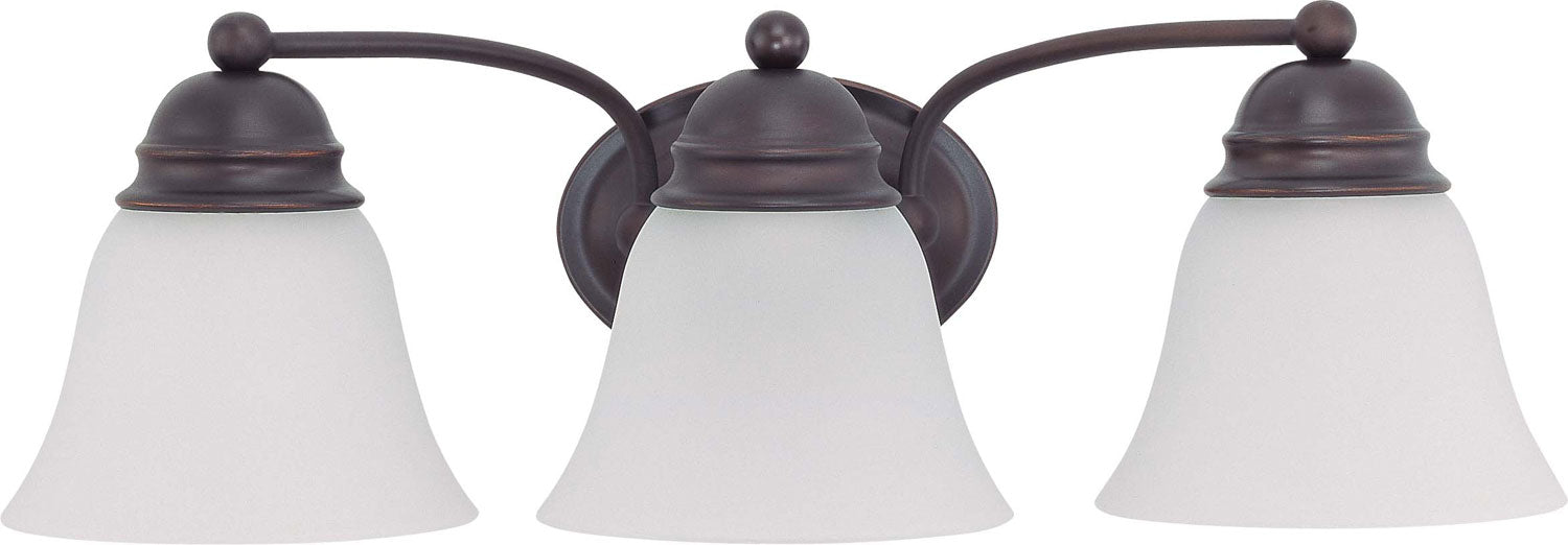 Nuvo Lighting 60-3167 Three Light Vanity, Mahogany Bronze