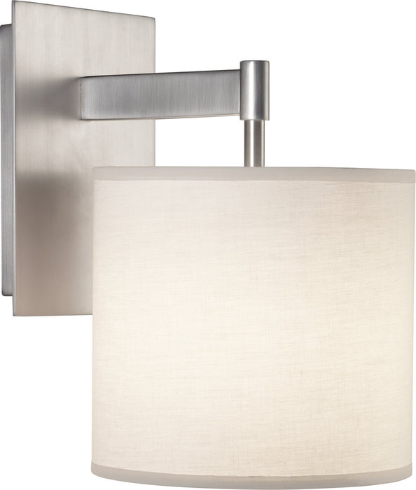 Robert Abbey S2182 One Light Wall Sconce, Stainless Steel