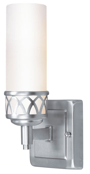 Livex Lighting 4721-91 One Light Bath Vanity, Brushed Nickel