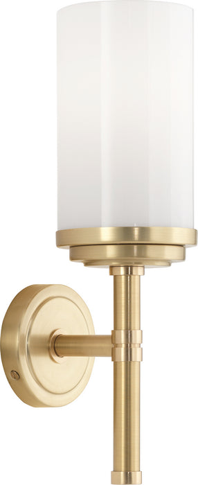Robert Abbey 1324 One Light Wall Sconce, Brushed Brass/Natural Brass