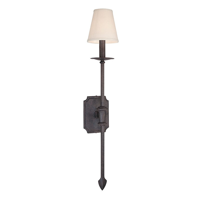Troy Lighting B2481-TRN One Light Wall Sconce, Textured Iron
