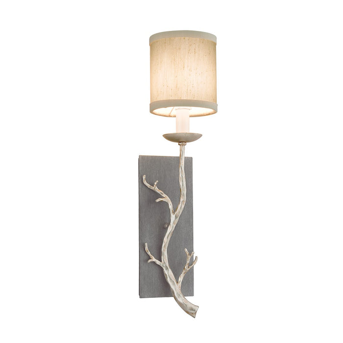 Troy Lighting B2841-GRA/WSL One Light Wall Sconce, Graphite/Warm Silver Leaf