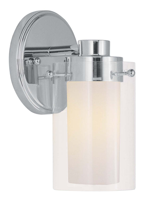 Livex Lighting 1541-05 One Light Bath Vanity, Polished Chrome
