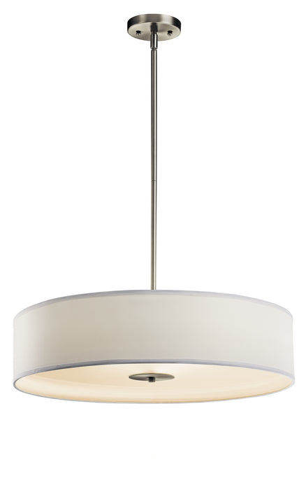 Kichler 42122NI Three Light Pendant/Semi Flush, Brushed Nickel