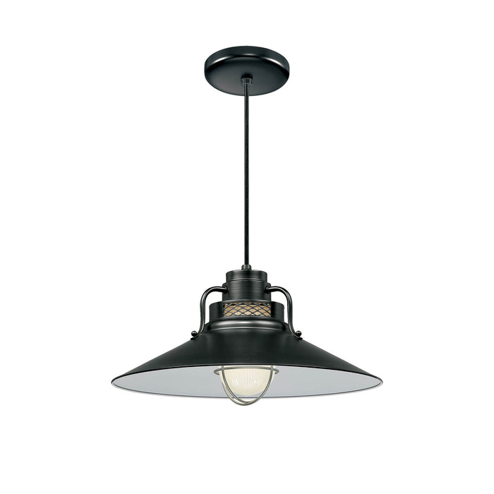 Millennium RRRC18-SB One Light Pendant, Satin Black