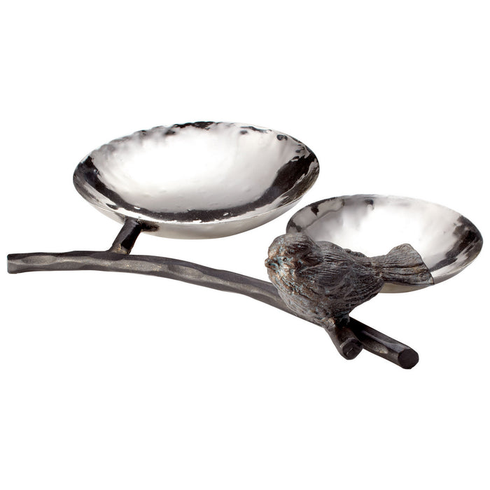 Cyan 04688 Tray, Silver And Bronze