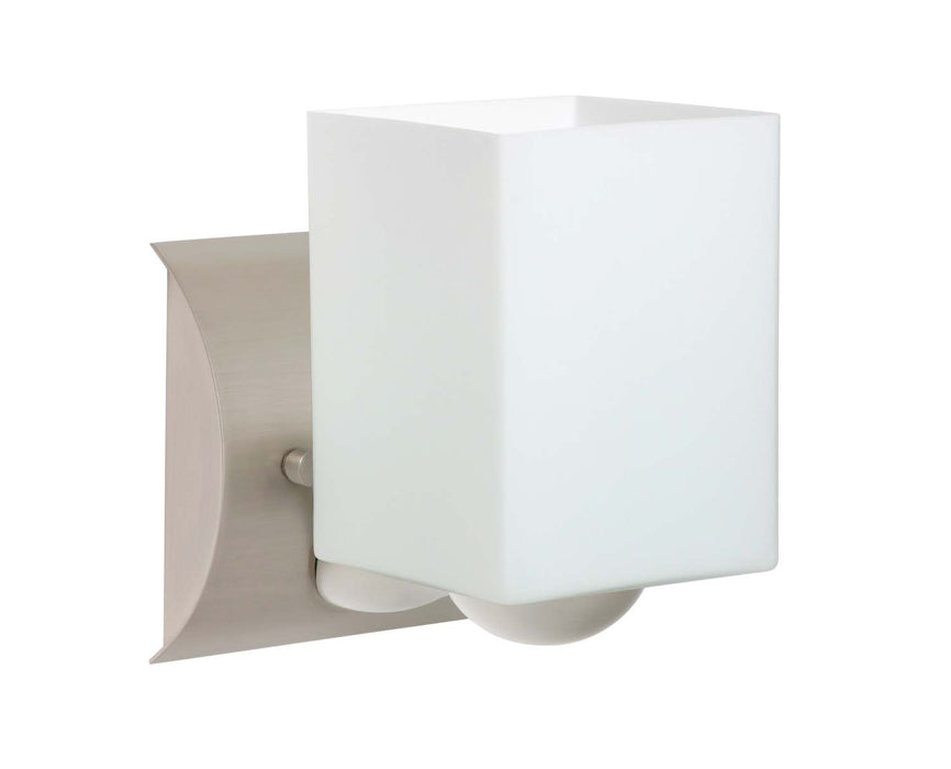 Besa 1WZ-449807-SN One Light Wall Sconce, Satin Nickel