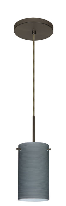 Besa 1BT-4404TN-BR One Light Pendant, Bronze