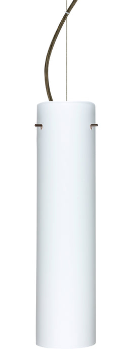 Besa 1KX-722407-BR One Light Pendant, Bronze