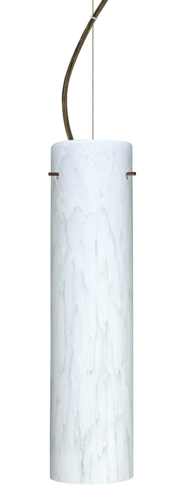 Besa 1KX-722419-BR One Light Pendant, Bronze