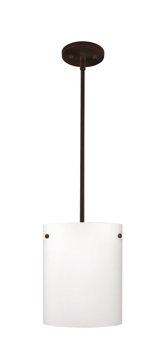 Besa 1TT-400607-BR One Light Pendant, Bronze
