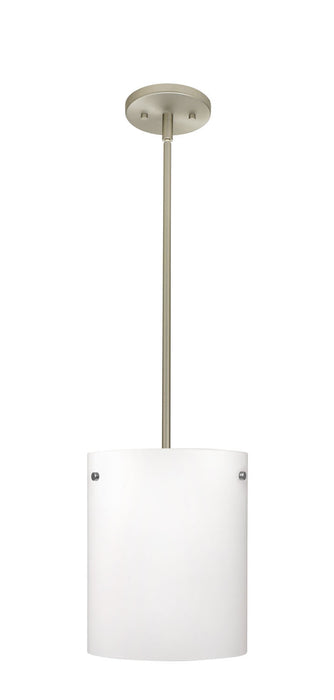 Besa 1TT-400607-SN One Light Pendant, Satin Nickel
