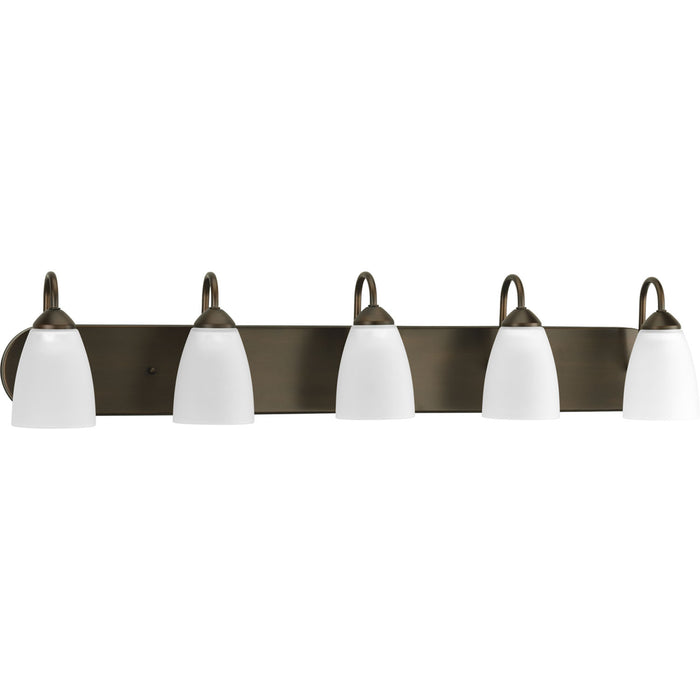 Progress Lighting P2713-20 Five Light Bath, Antique Bronze