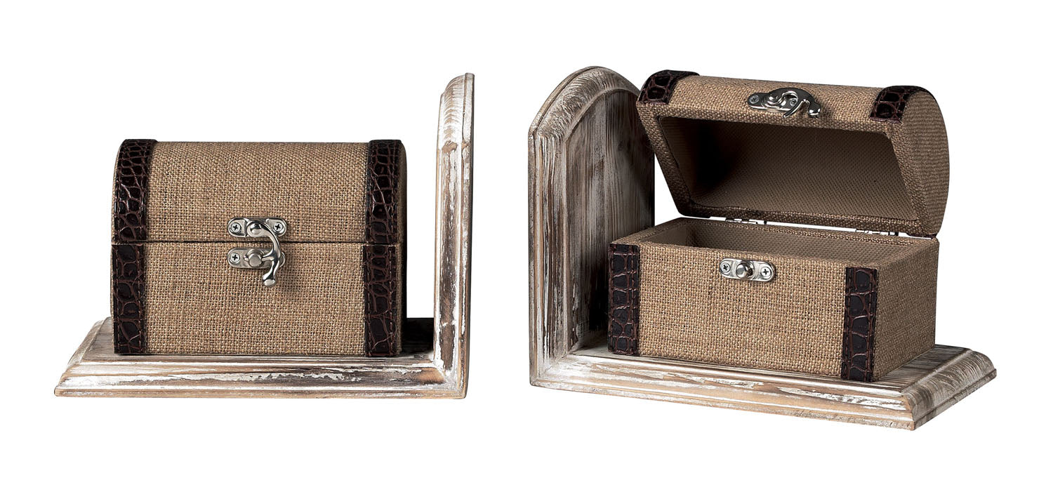 ELK Home 89-8014/S2 Bookends, Brown