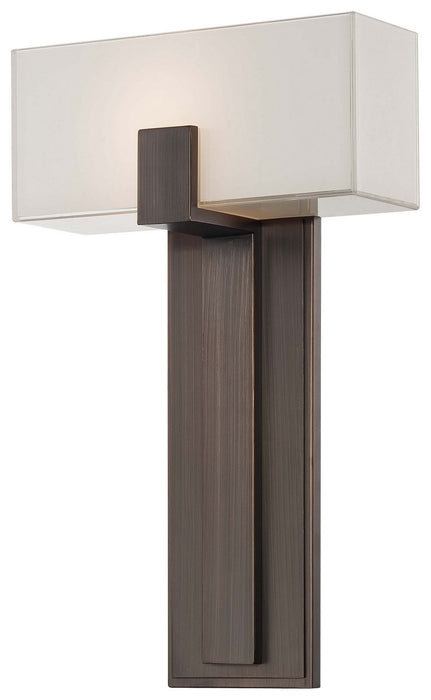 George Kovacs P1704-647 One Light Wall Sconce, Copper Bronze Patina