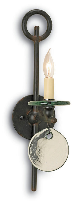 Currey and Company 5107 One Light Wall Sconce, Old Iron