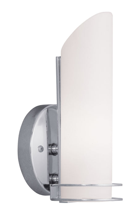 Livex Lighting 1902-05 One Light Bath Light/Wall Sconce, Polished Chrome