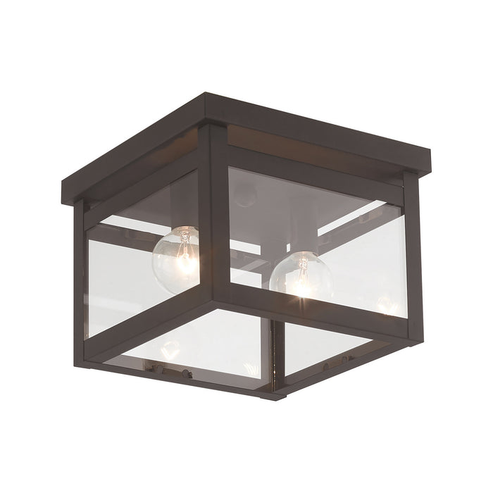 Livex Lighting 4031-07 Two Light Ceiling Mount, Bronze