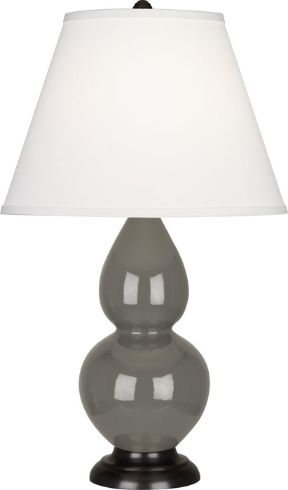 Robert Abbey CR11X One Light Accent Lamp, Ash Glazed Ceramic w/Deep Patina Bronzeed