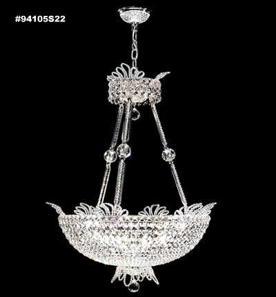 James R. Moder 94105S22 16 Light Chandelier, Silver