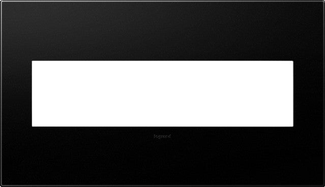 Legrand AWP4GGR4 Gang Wall Plate, Graphite