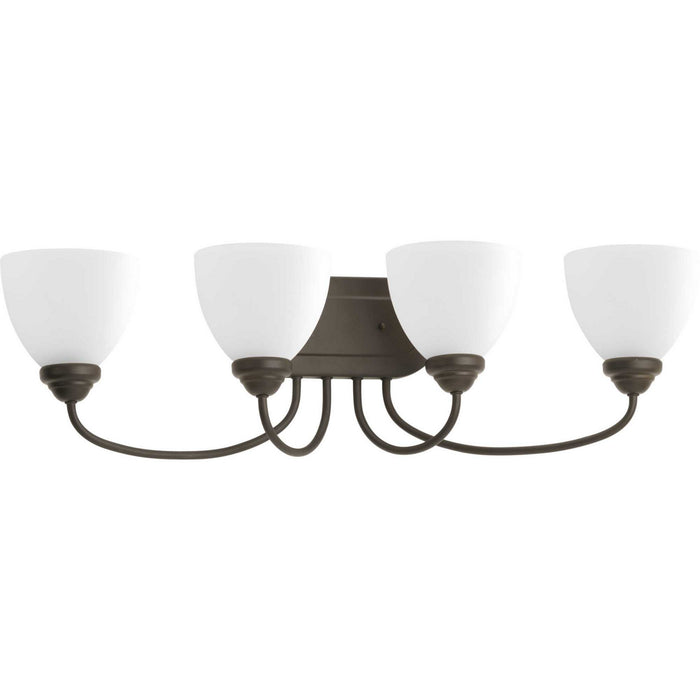 Progress Lighting P2928-20 Four Light Bath Bracket, Antique Bronze