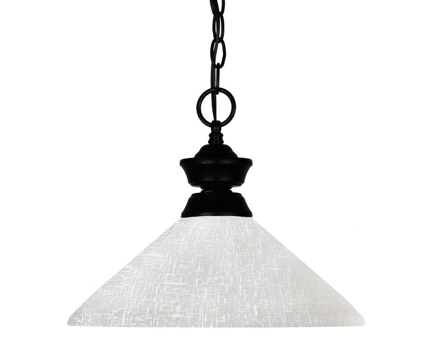 Z-Lite 100701MB-AWL14 One Light Pendant, Matte Black