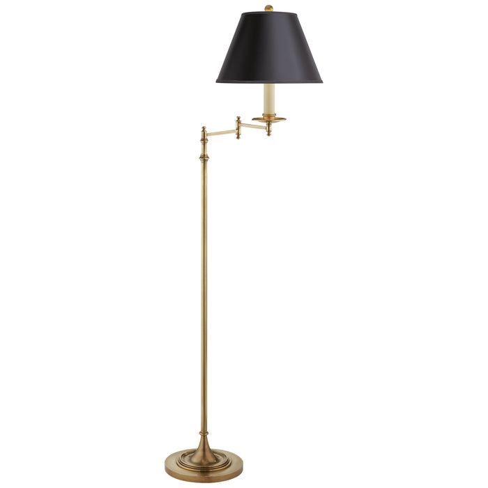 Visual Comfort Signature CHA 9121AB-B One Light Floor Lamp, Antique-Burnished Brass