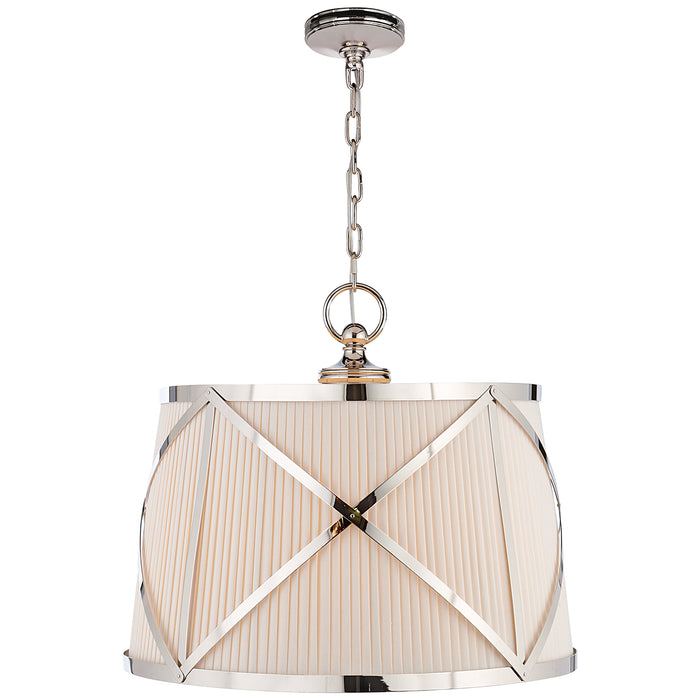 Visual Comfort Signature CHC 1483PN-L Three Light Pendant, Polished Nickel