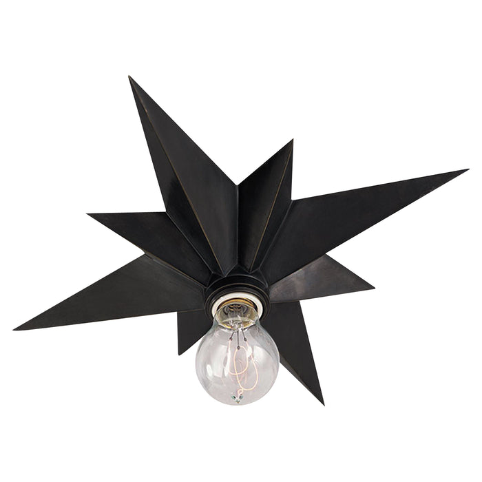 Visual Comfort Signature SC 4000BZ One Light Flush Mount, Bronze