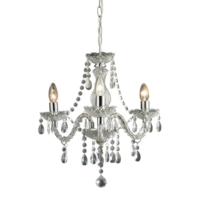 ELK Home 144-015 Three Light Chandelier, Clear