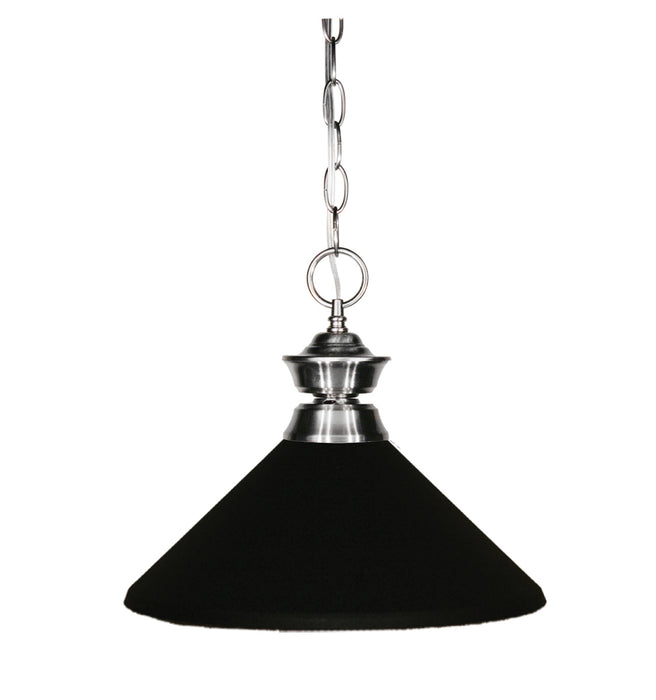 Z-Lite 100701BN-MMB One Light Pendant, Brushed Nickel