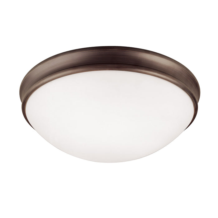Capital Lighting 2034OR Three Light Flush Mount, Oil Rubbed Bronze