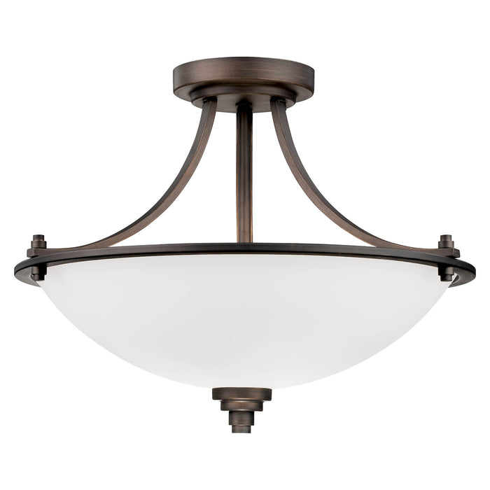 Millennium 7263-RBZ Three Light Pendant, Satin Nickel