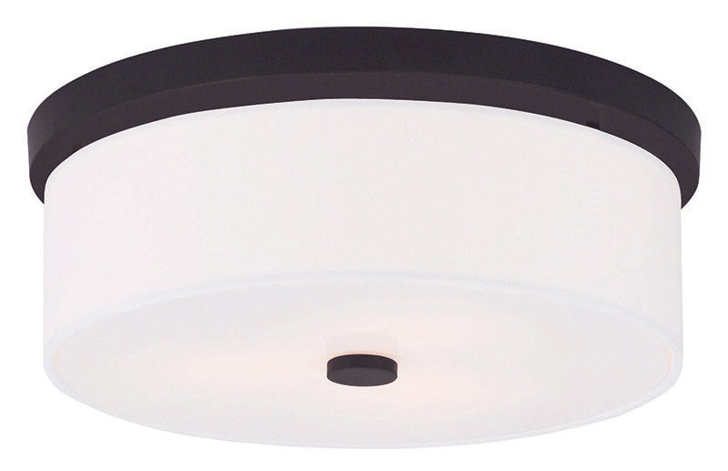 Livex Lighting 50864-07 Three Light Ceiling Mount, Bronze