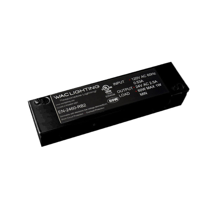W.A.C. Lighting EN-2460-RB2 Transformer, Black