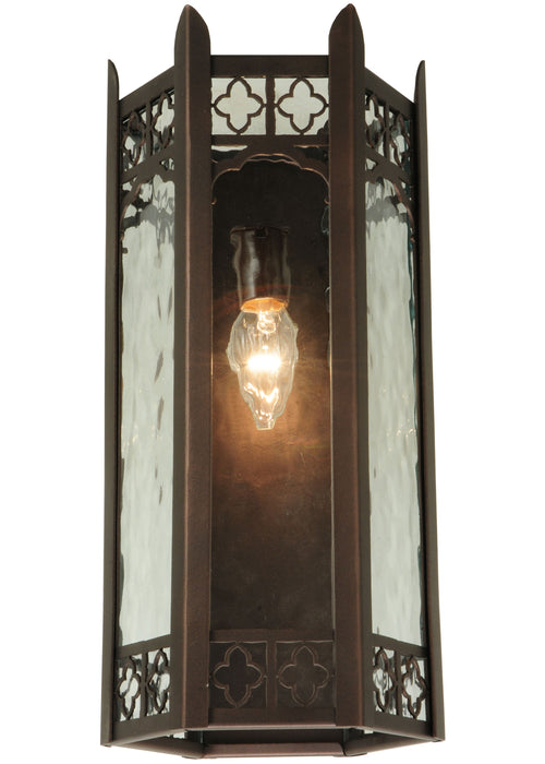 Meyda Tiffany 122604 One Light Wall Sconce, Mahogany Bronze