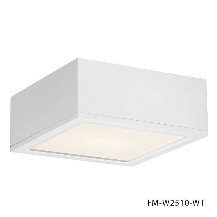 W.A.C. Lighting FM-W2510-WT LED Flush Mount, White