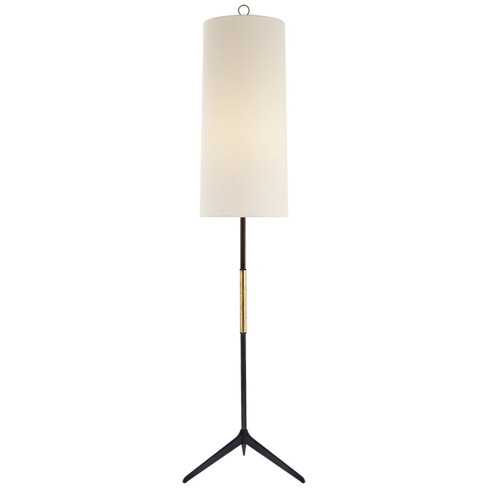Visual Comfort Signature ARN 1001AI-L One Light Floor Lamp, Aged Iron
