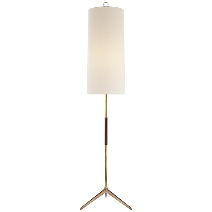 Visual Comfort Signature ARN 1001HAB-L One Light Floor Lamp, Hand-Rubbed Antique Brass