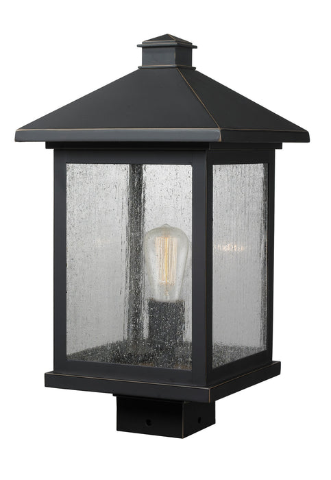 Z-Lite 531PHBS-ORB One Light Outdoor Post Mount Fixture, Oil Rubbed Bronze