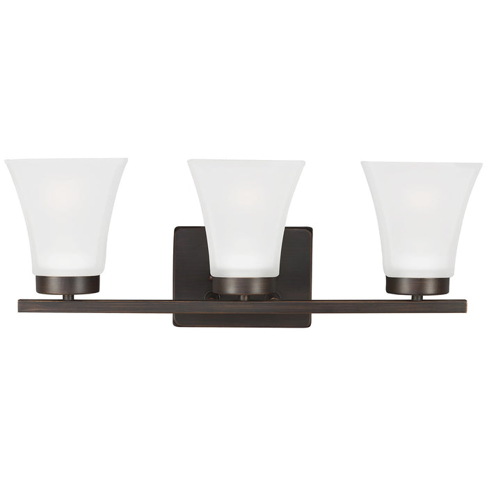 Generation Lighting 4411603-710 Three Light Wall / Bath, Bronze