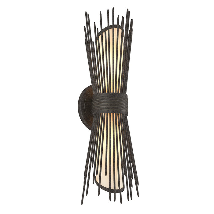 Troy Lighting B4272-FRN Two Light Wall Lantern, French Iron