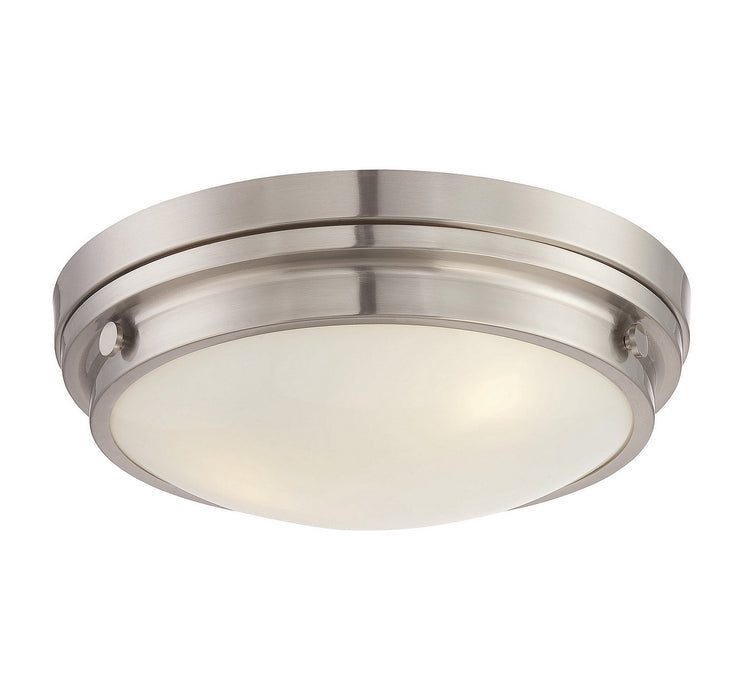 Savoy House 6-3350-16-SN Three Light Flush Mount, Satin Nickel