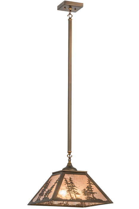 Meyda Tiffany 160577 Two Light Pendant, Antique Copper