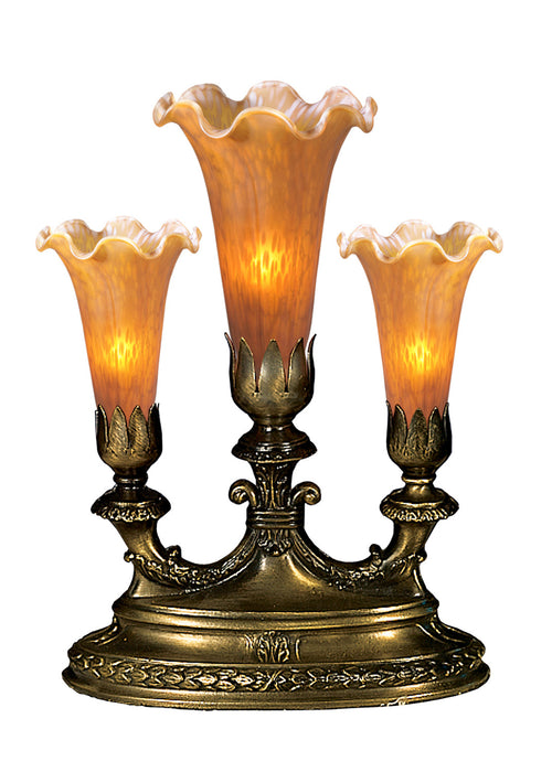 Meyda Tiffany 17657 Three Light Accent Lamp, Antique